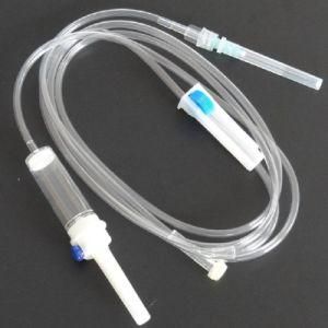 Ce ISO 13485 Disposable Infusion Set with Needle Y Injection Site Port