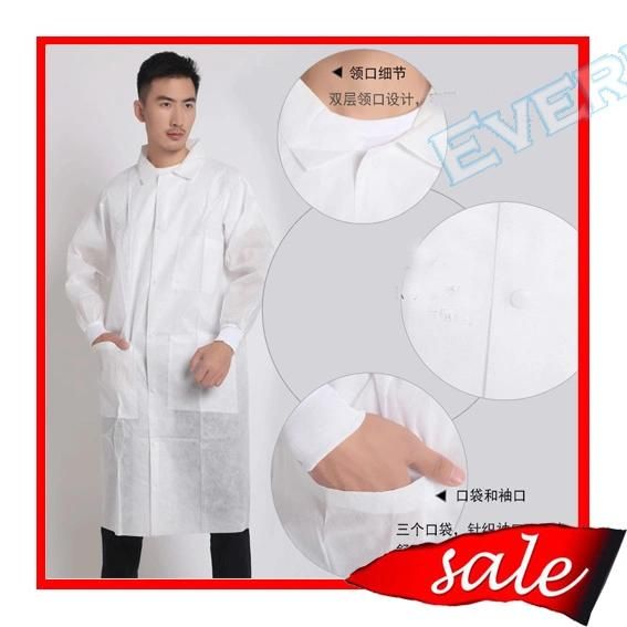 Disposable Nonwoven Lab Coat