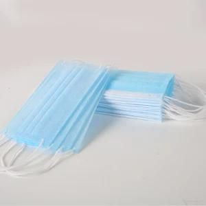 Protection Dust Virus Pleated 3 Ply Non-Woven Melt-Blown Fabric Disposable Face Mask