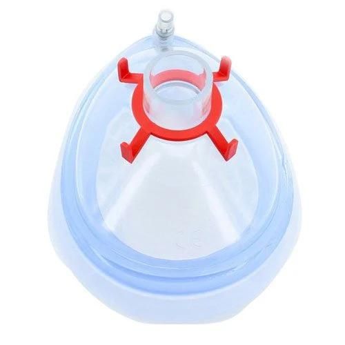 High Quality Medical Breathing Apparatus PVC Transparent Anesthesia Mask for Hospital Use