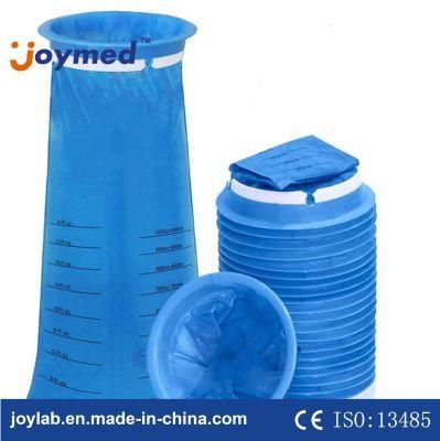 PE Blue Waste Disposal Barf Bags Emesis Disposable Vomit Aircraft Car Sickness Nausea Bags for Travel Motion Sickness