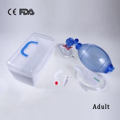 PVC Manual Resuscitator Factory PVC Ambu Bag Factory with CE FDA Ambu Bag for Adult Pediatric Infant Size