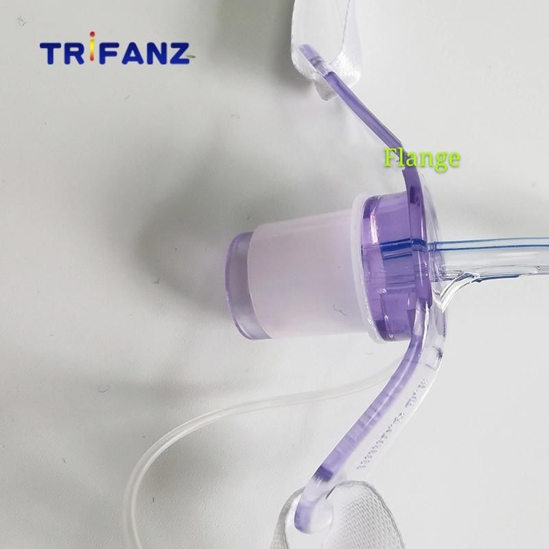 Disposable PVC Tracheostomy Tube with Cuff, ISO 13485 Approved