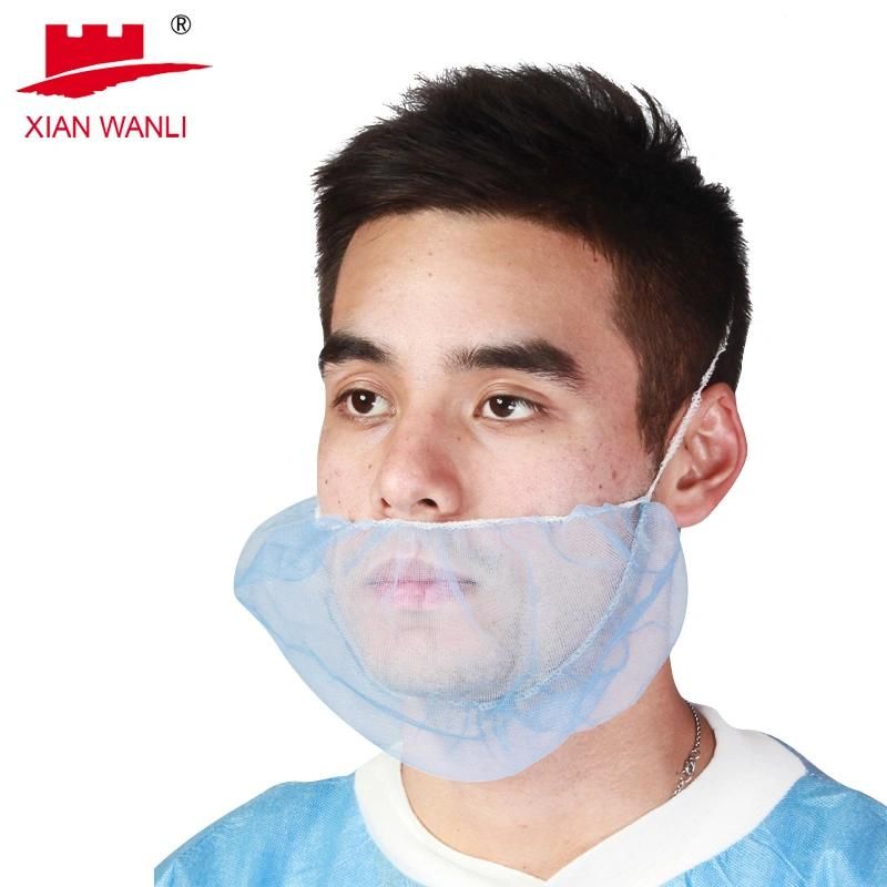 Disposable Nonwoven Beard Cover Elastic Earloop