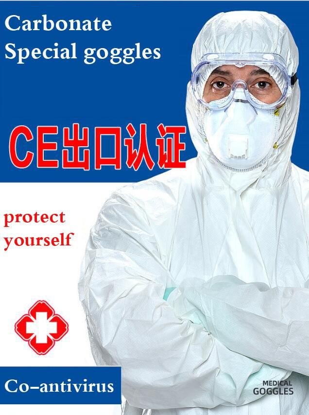 3m Genuine Authorized Protective Glasses Transparent Chemical Splash Goggles, Goggles Protective FDA and Ce Medical Plastic Facial Cover