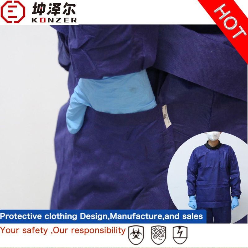 FDA Certified Disposable Clothes PP+PE AAMI Level 3 New Product Surgical Isolation Suit