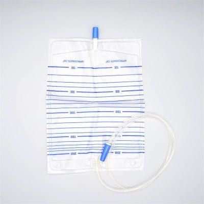 Medical Disposable 2000ml Economic Adult Urine Drainage Collection Bag Disposable Urine Bag