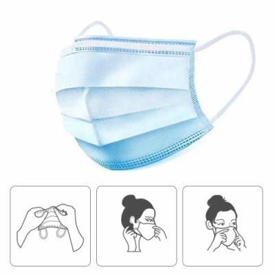 Fast Shipping and Factory Price 3 Ply Non Woven Nonwoven Disposable Medical Face Masks Disposable Medical Facemask