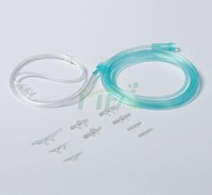 Ce Certified Disposable PVC Material Nasal Oxygen Cannula