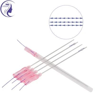 Top Quality Skin Lifting Double Needle Blunt 3D Cog Typr Pdo V Line Thread