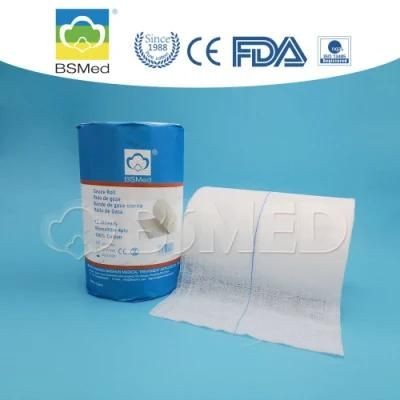 100% Cotton Absorbent Gauze Roll for Medical Products