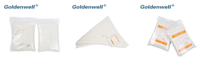 Medical Consumables First Aid Gauze Cotton Medical Triangular Bandage