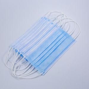 Hot Sale Wholesale Disposable Medical Mask Blue 3ply Woven Face Mask for Virus Protection