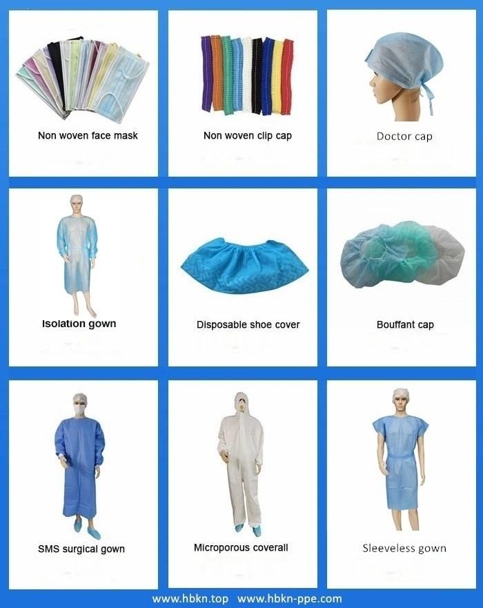 En13795 PE Laminated Disposable High Quality Medical Chemotherapy Gown Hospital Doctor Isolation Gown Desechable Batas De Bano