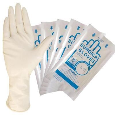 Disposable Surgical Latex Gloves for Medical Use
