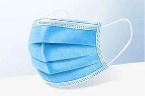 Disposable 3ply 17.5*9.5cm Non-Woven Protective Antivirus Face Mask with CE and SGS