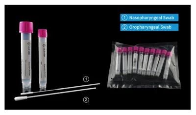 Techstar Disposable Virus Sampling Tube Vtm with Oral Throat Nasal Swab