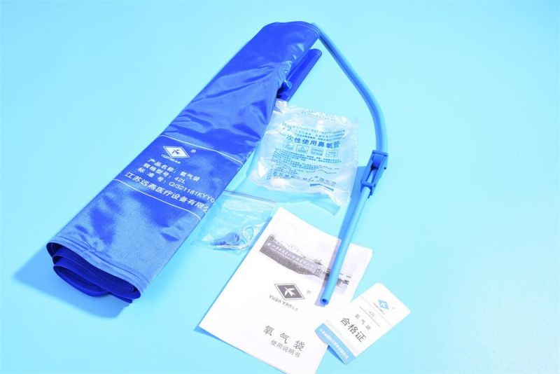 Factory Direct Wholesale Medical Household 42L Oxygen Bag Oxygen Bag Complete Specifications Individually Packaged Oxygen Bag