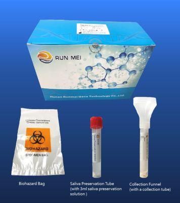 Disposabl Saliva Sampler Collector Single Use Saliva Collection Test Kit for DNA/Rna Specimen