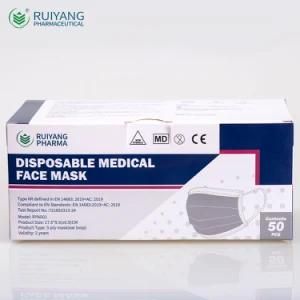 Disposable 3 Layer Facemask Masque Medical Masks Surgical Face Mask Type Iir