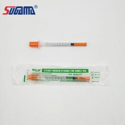Eto Gas Sterilization Disposable Insulin Needle Syringe