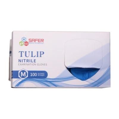 Gloves in Nitrile with High Quality Powder Free From Malaysia
