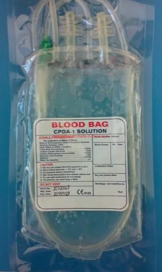 Double Cpda Blood Bag
