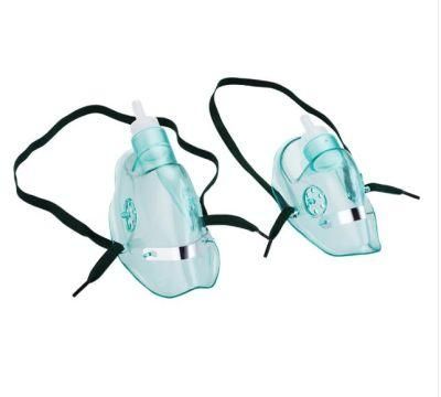 Disposable Oxygen Mask with Tube and Adjustable Elastic Strap