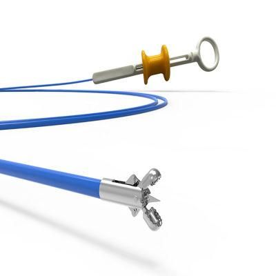 Gastro Endoscopic Accessories 2.4mm 1600mm Biopsy Forceps with Aligator Jaws for Single Use