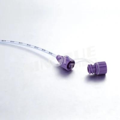 Fr4-Fr22 40cm 120cm Disposable Feeding Tube with Luer Lock Top