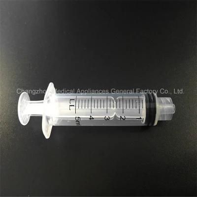 10ml 3 Part Luer Connector Disposable Plastic Syringe with Needle