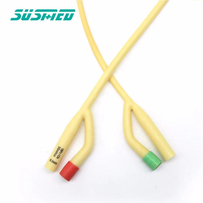 Disposable 2-Way Standard Sterile Urethral Silicone Coated Latex Foley Catheter