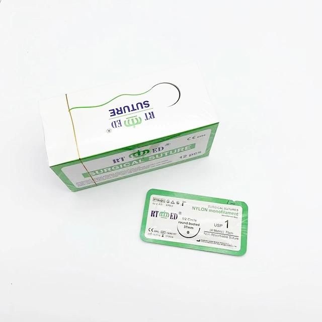 Medical Disposable Non-Absorbable Sterile Nylon Monofilament Surgical Sutures
