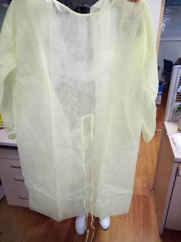 Disposable Sterile Isolation Gown, Patient Elasticated Surgical Gown