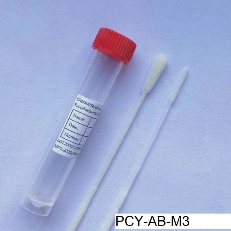 Viral Sample Connecting Tube Virus Sampling Tube with Nasal Swab