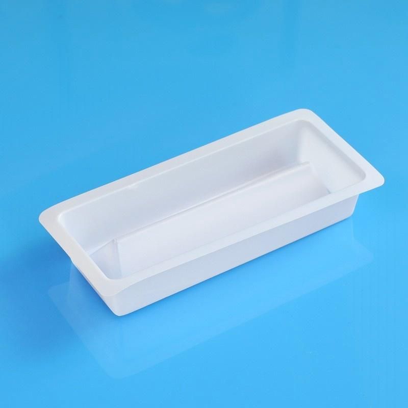 Hot Sale Suppliers Medical Lab Transparent Well Deep Plate Reagent Reservoir Disposable White Color Plastic Solution Basins Single Channel Reagent Reservoir