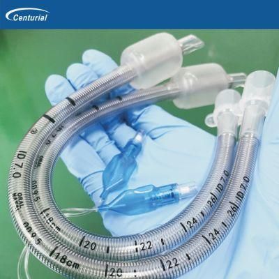 Disposable Medical Supplies Reinforced Endotracheal Tube Cuffed Size for 2.5 - 10mm