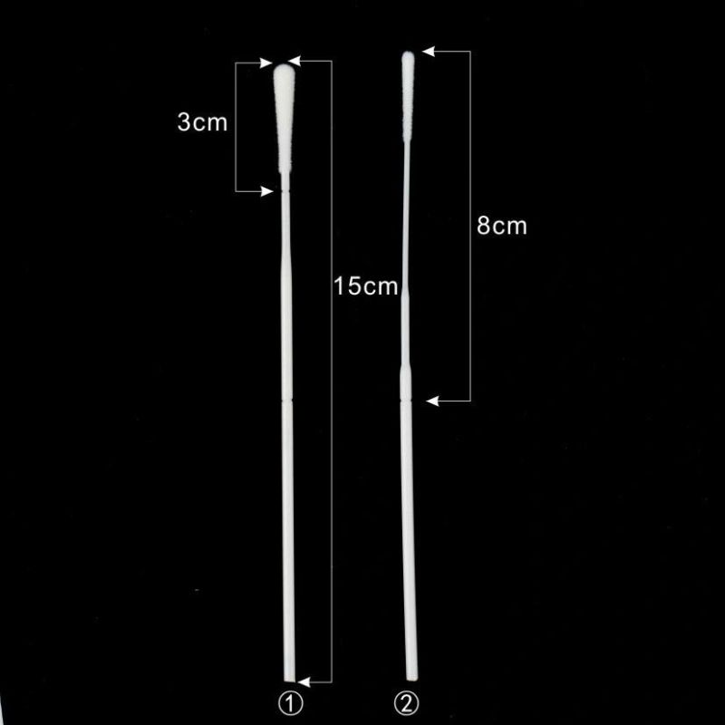 Cleanroom Sterile Collection Antigen Vtm Transport Test Disposable Non-Woven Dacron Flock Lungene Nasal Collection Swab