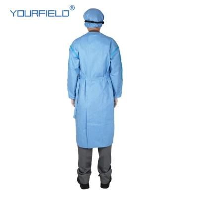 45g SMS Disposable Surgical Gown with Tape Sealed