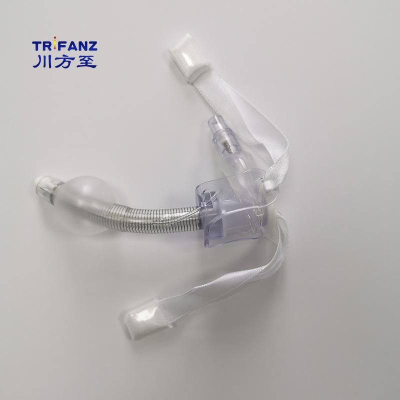 High Quality PVC Materials Reinforced Tracheostomy Tube