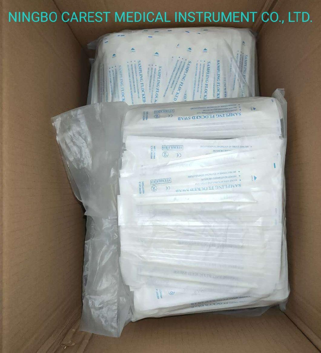 Medical Approved Disposable Individual Flocked Sampling Swab