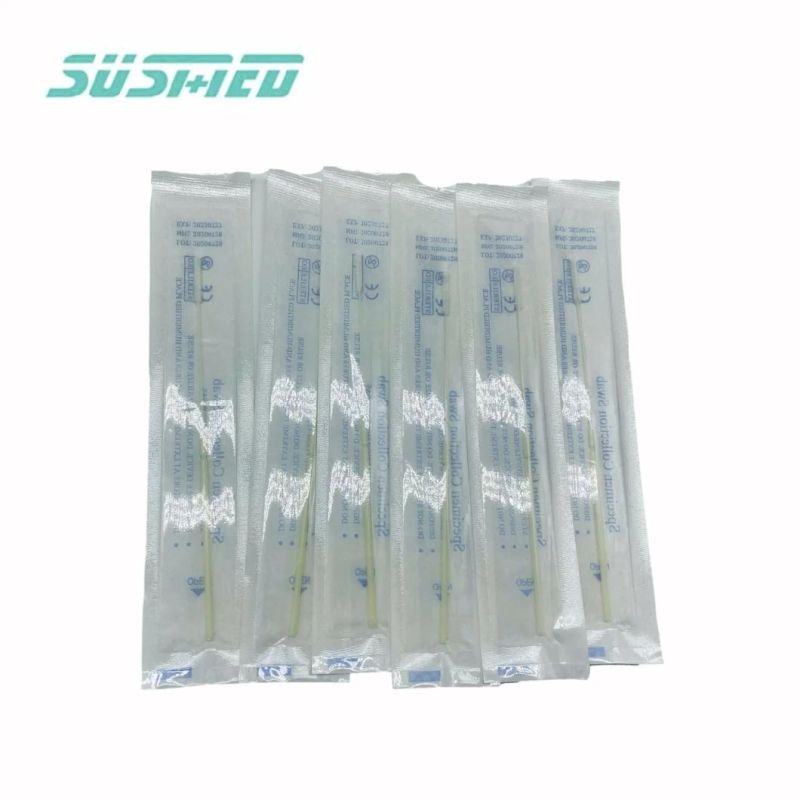 Disposable Medical Nasopharyngeal Oral Sterile Nasal Flocked Swab