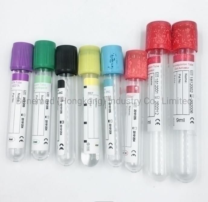 K2 K3 Vacuum Blood Collection Tube Pet Plastic EDTA Tube