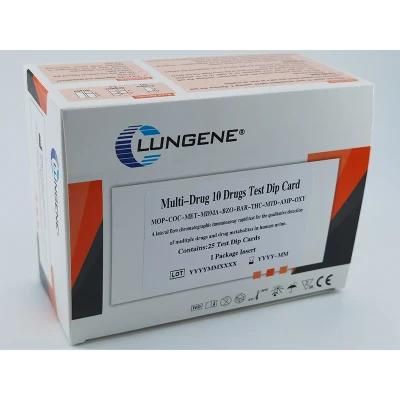 Multi-Drug Urine Testing Dipcard/Dropcard with CE&ISO Approved