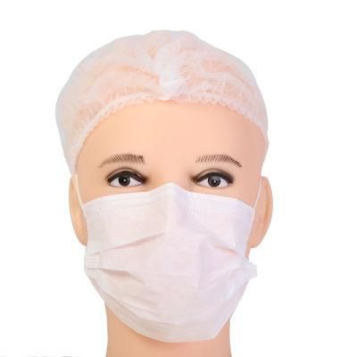 Factory Wholesale Dust-Proof Head-Loop Style White Disposable 3 Ply Surgical Face Mask En14683 Type Iir