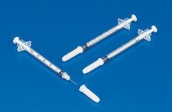 Hot Selling 1ml Disposable Insulin Tuberculin Syringe with Needle