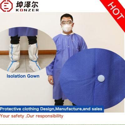 PP Coated with PE Film Sterilized and No Sterile Disposable Protective Coveralls
