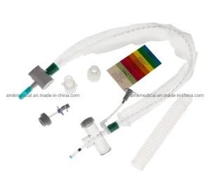 Closed Suction System (T-piece) 24 Hours/ Disposable Medical Closed System Suction Catheter for Adult