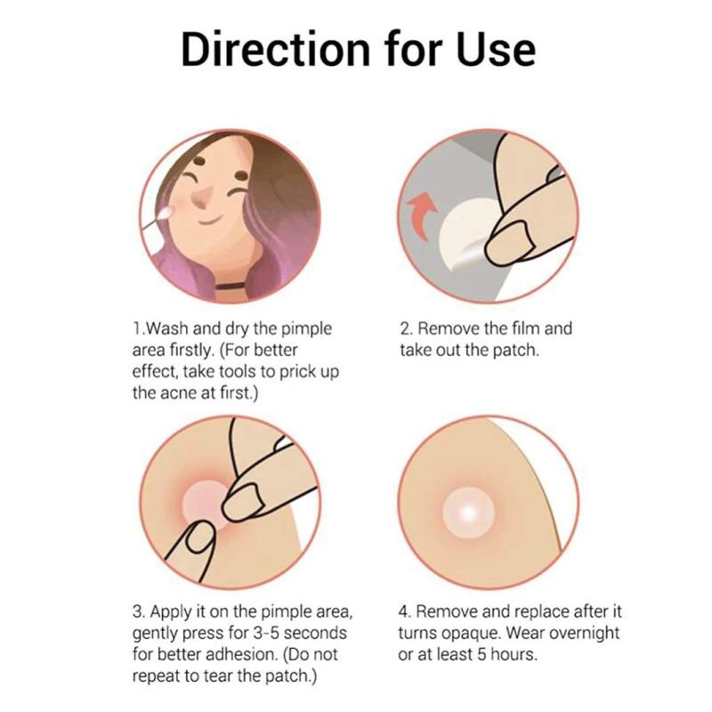 Waterproof Pimple Patch Hydrocolloid Acne Patch