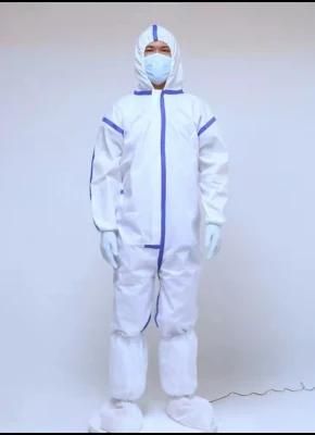 Wholesale PP Non-Woven Gown Safety Protective Clothing Disposable Coverall